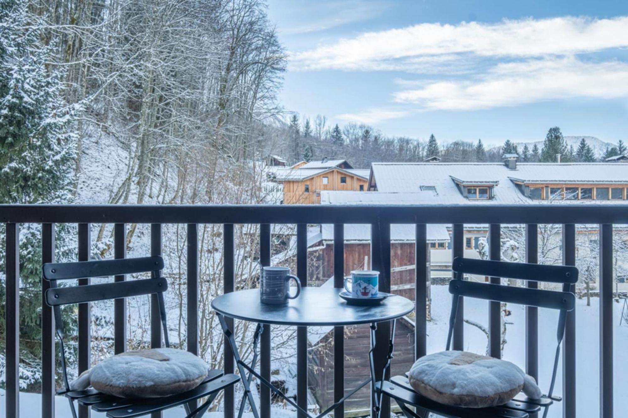 Apt With Nice View Near The Center Of Chamonix Mont Blanc Exterior foto